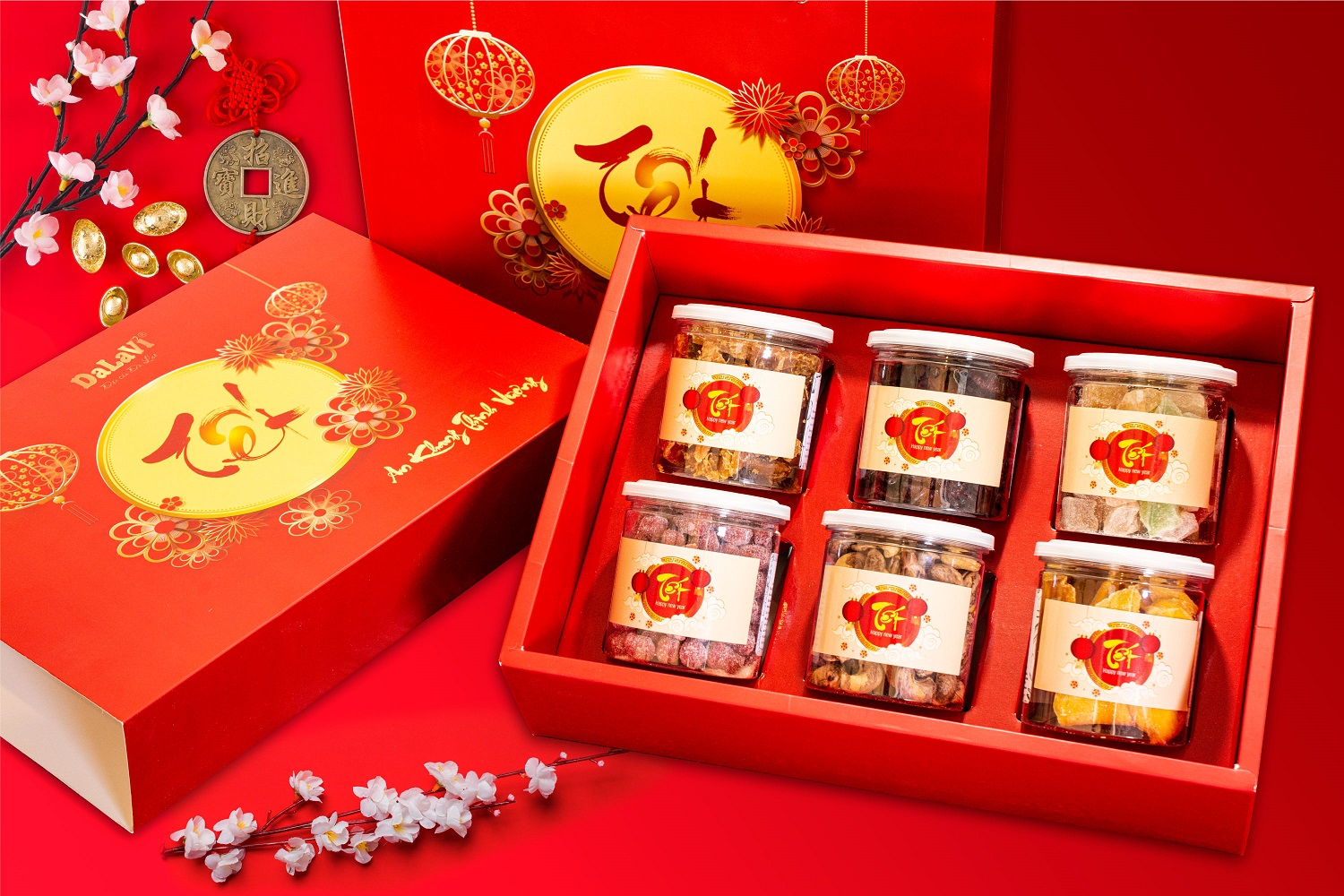 Hộp quà biếu tết